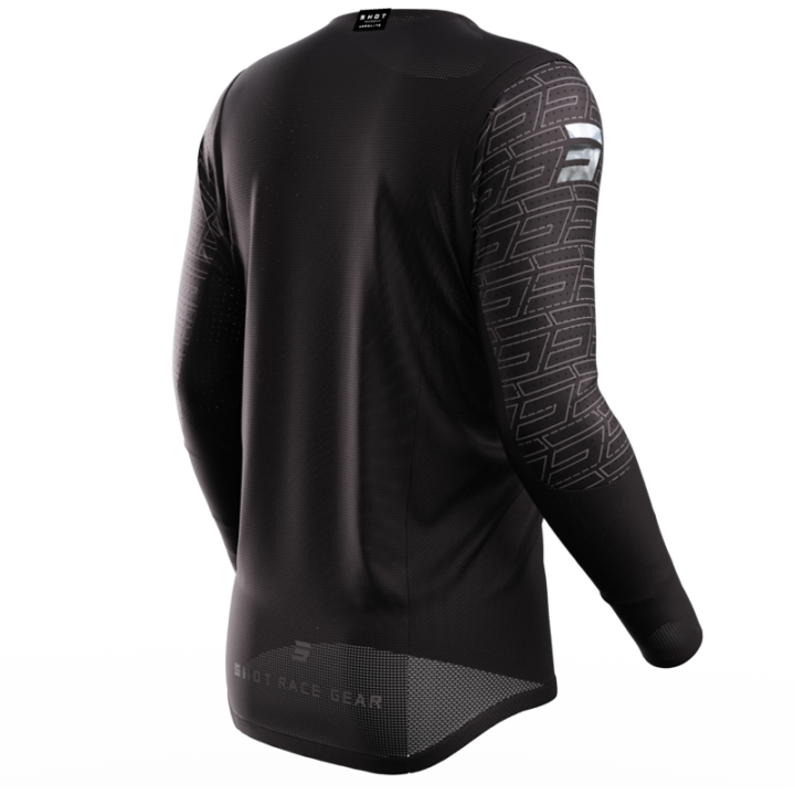 Maillot SHOT aerolite legacy noir | Oxmoto