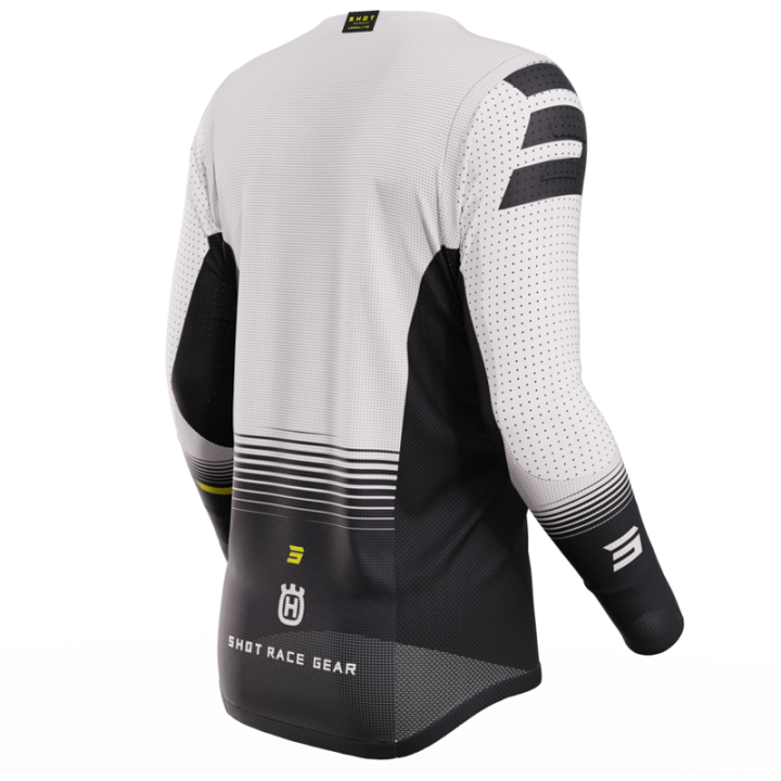 Maillot SHOT aerolite Husqvarna limited edition 2023 noir 2023