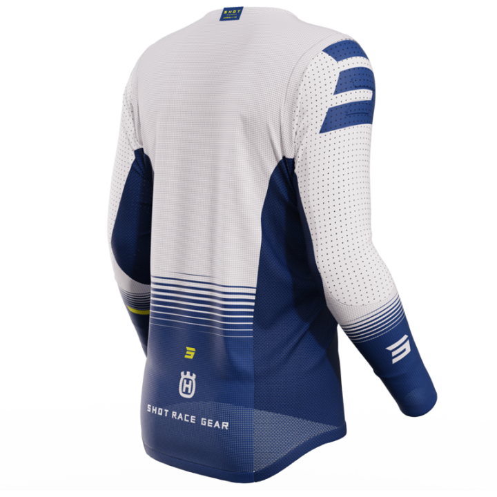 Maillot SHOT aerolite Husqvarna limited edition 2023 bleu 2023