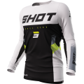 Maillot SHOT contact tracer noir 2023 | Oxmoto