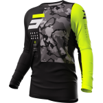 maillot shot contact camo 2.0 jaune fluo 2023