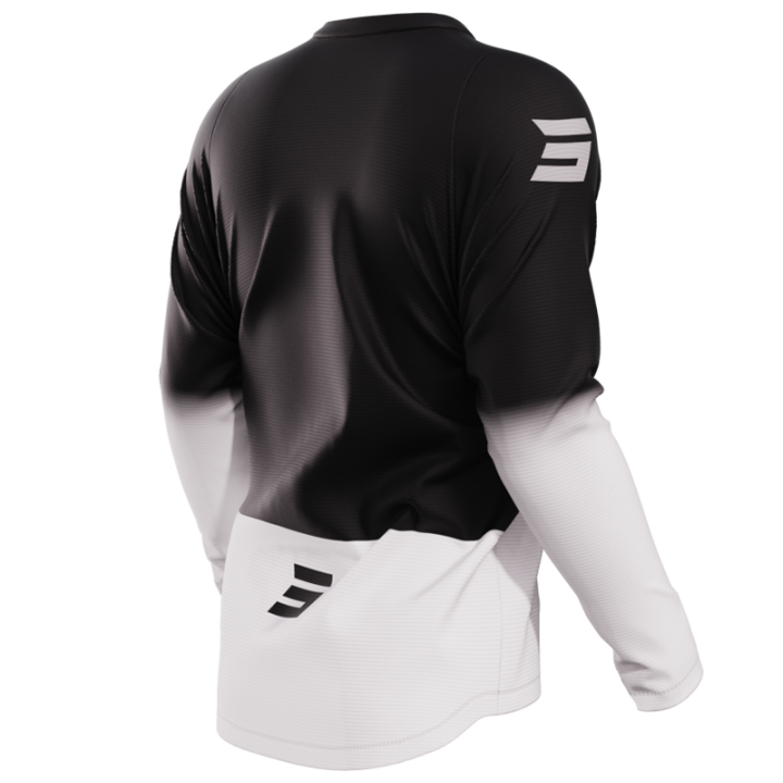 Maillot SHOT devo reflex noir 2023 | Oxmoto