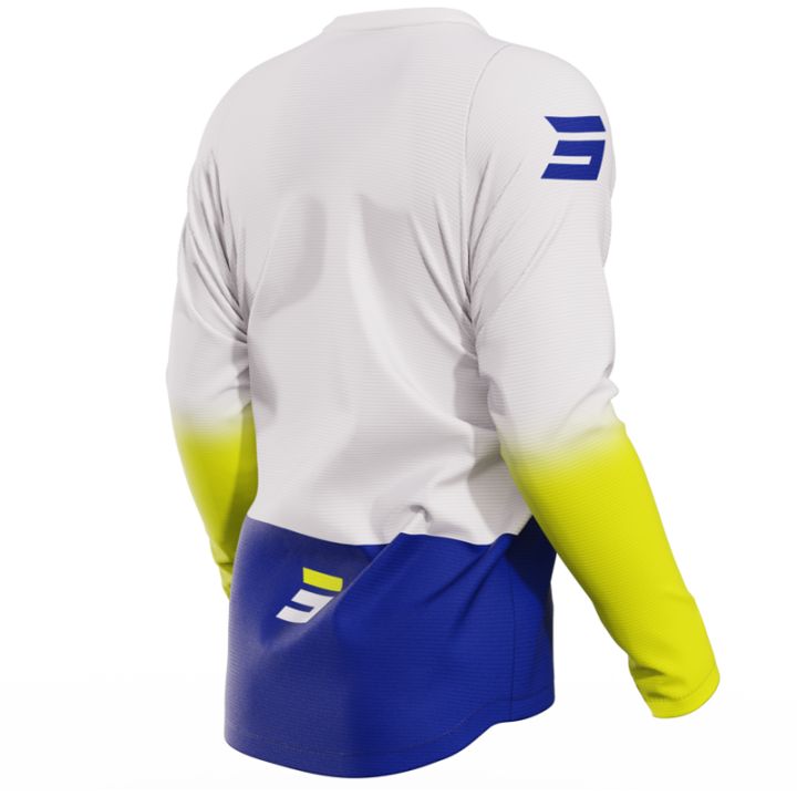 Maillot SHOT devo reflex bleu 2023 | Oxmoto