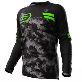 Maillot SHOT devo army vert 2023 | Oxmoto