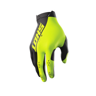 Gants SHOT lite jaune fluo 2024 | Oxmoto