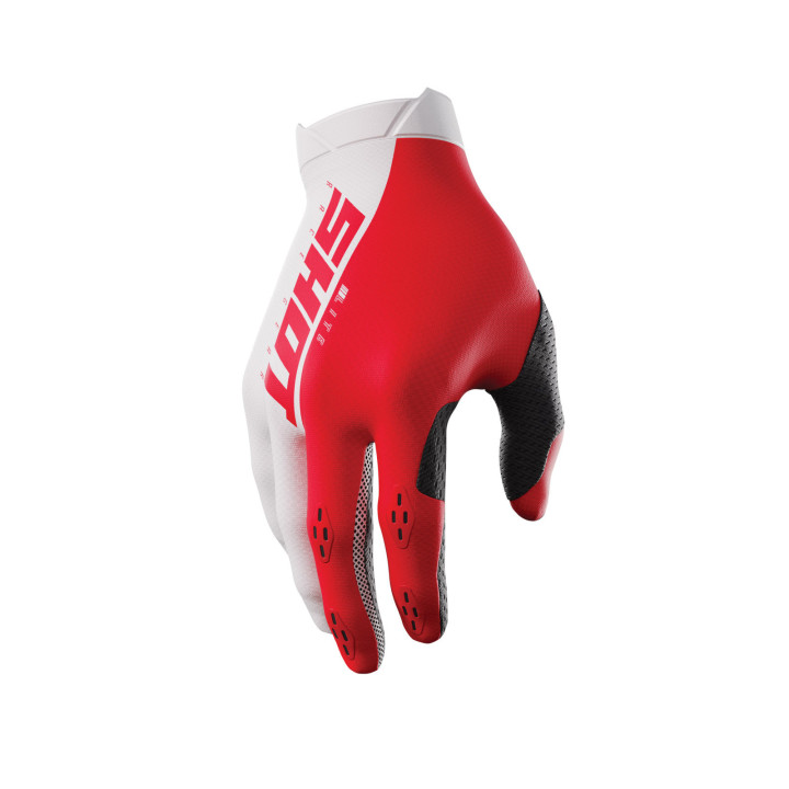 Gants SHOT lite rouge 2023 | Oxmoto