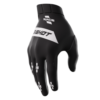 Gants SHOT race noir 2025 | Oxmoto