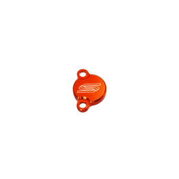 Couvercle de maître-cylindre arrière Scar orange | Oxmoto