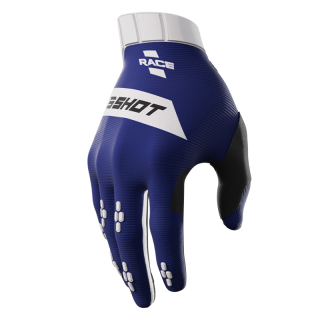 Gants SHOT race bleu 2025 | Oxmoto