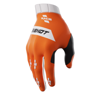 Gants SHOT race orange 2025 | Oxmoto