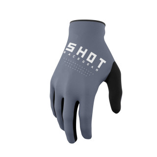 Gants SHOT raw gris 2024 | Oxmoto