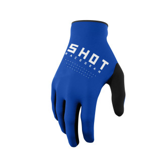 Gants enfant SHOT raw bleu 2023 | Oxmoto