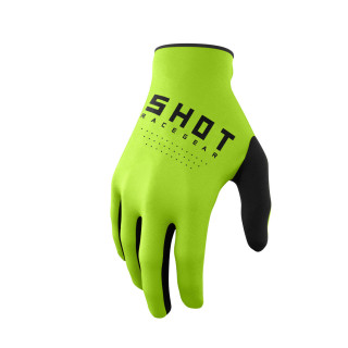Gants enfant SHOT raw vert 2023 | Oxmoto