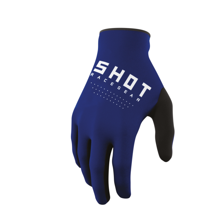 Gants enfant SHOT raw jaune fluo 2023 | Oxmoto