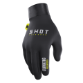 Gants SHOT climatic noir/jaune fluo 2025 | Oxmoto