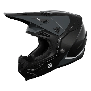 Casque SHOT core comp noir brillant 2024 | Oxmoto