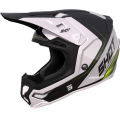 Casque SHOT core fast noir/blanc 2023 | Oxmoto