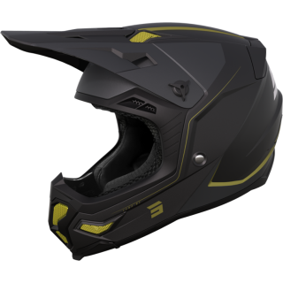 Casque SHOT core comp noir/or mat 2023 | Oxmoto