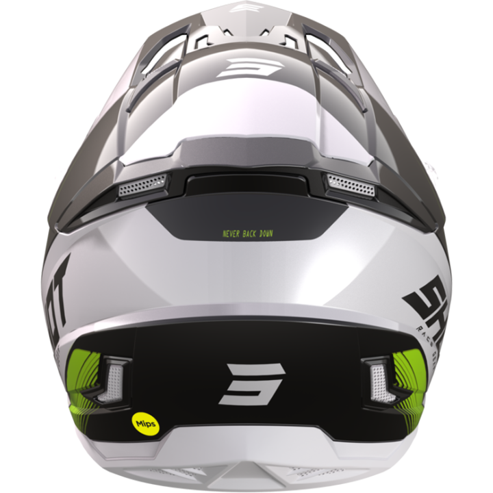 Casque SHOT core fast noir/blanc 2023 | Oxmoto