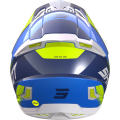 Casque SHOT core fast bleu/jaune 2023 | Oxmoto