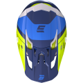 Casque SHOT core fast bleu/jaune 2023 | Oxmoto