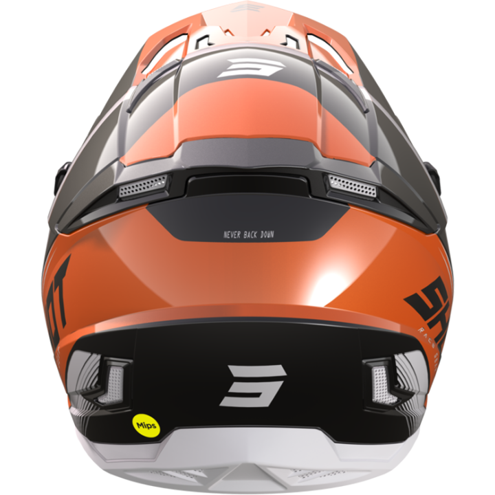 Casque SHOT core fast orange/noir 2023 | Oxmoto