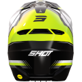 Casque SHOT race raw jaune fluo mat 2023 | Oxmoto