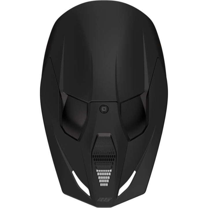 Casque SHOT race solid noir mat 2024 | Oxmoto