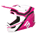 Casque SHOT race sky rose/blanc 2023 | Oxmoto