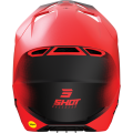 Casque SHOT race raw rouge mat 2023 | Oxmoto
