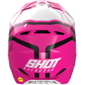 Casque SHOT race sky rose/blanc 2023 | Oxmoto