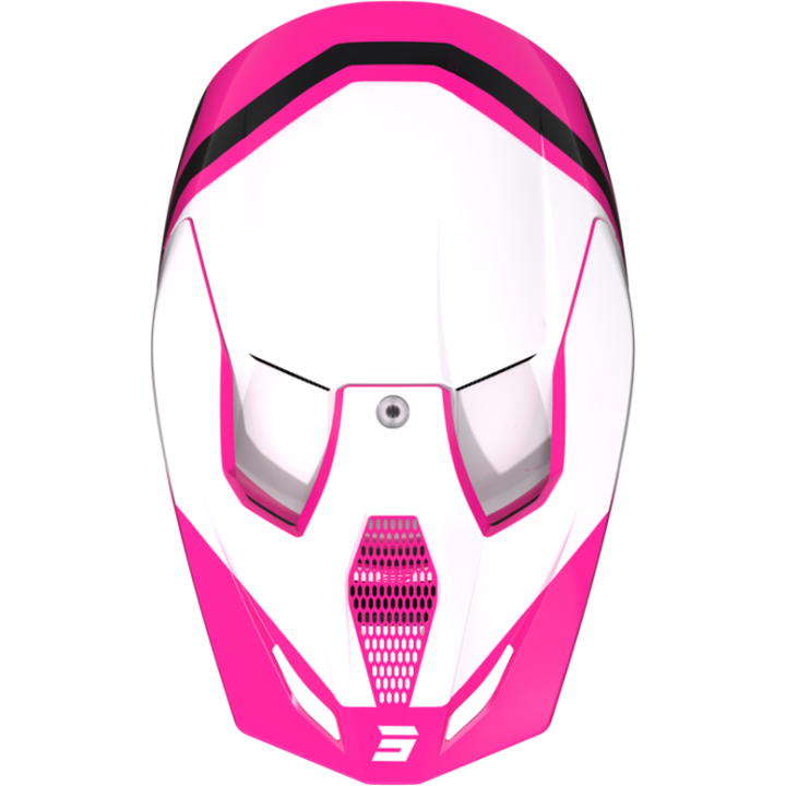 Casque SHOT race sky rose/blanc 2023 | Oxmoto