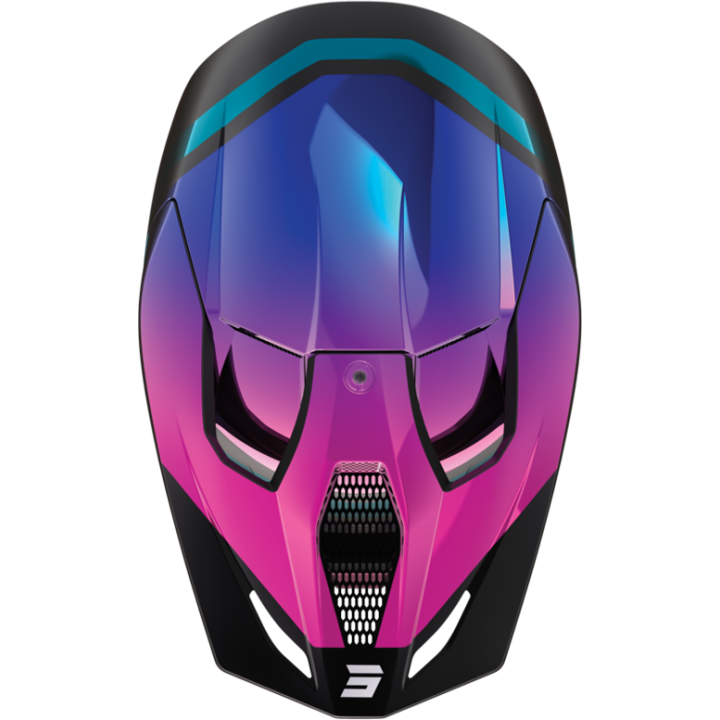 Casque SHOT race sky violet/chrome 2024 | Oxmoto