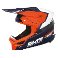 Casque SHOT race tracer orange fluo 2023 | Oxmoto