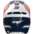 Casque SHOT race tracer orange fluo 2023 | Oxmoto