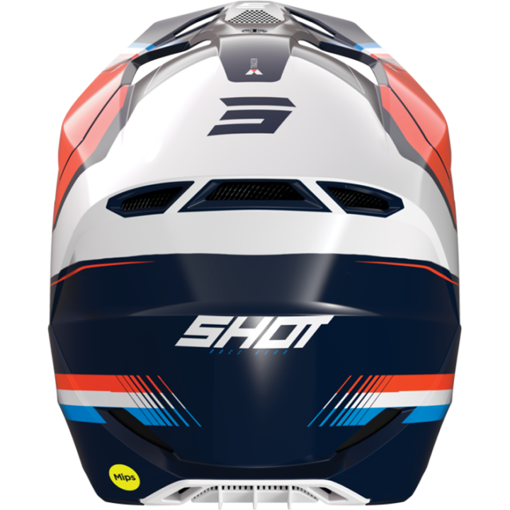 Casque SHOT race tracer orange fluo 2023 | Oxmoto