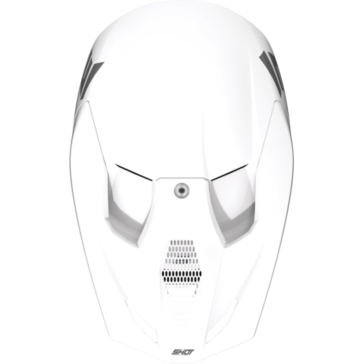 Casque SHOT furious solid blanc 2023 | Oxmoto