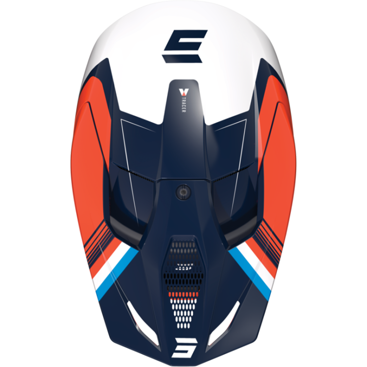 Casque SHOT race tracer orange fluo 2023 | Oxmoto