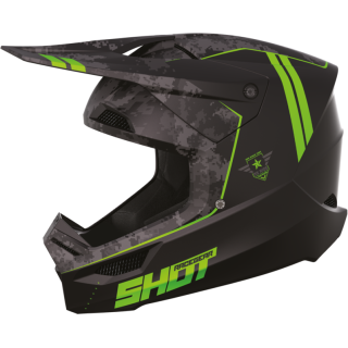 Casque SHOT furious army vert mat 2023 | Oxmoto