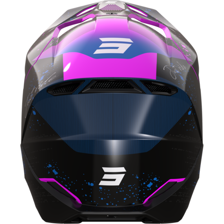Casque SHOT furious Matrix violet 2023 | Oxmoto