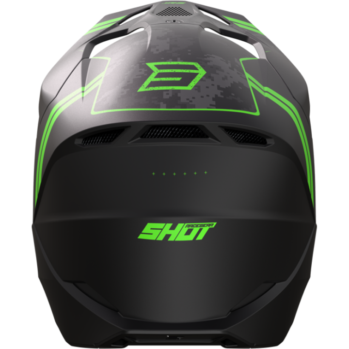 Casque SHOT furious army vert mat 2023 | Oxmoto