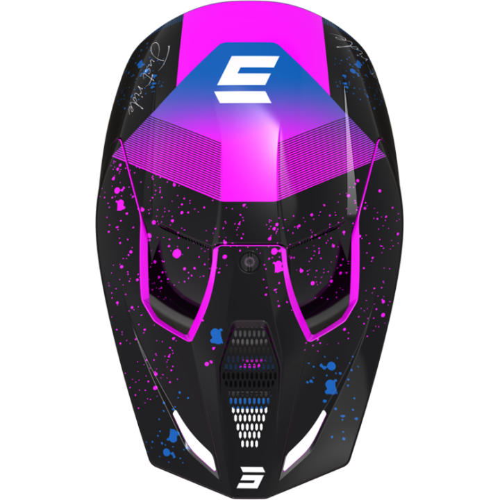 Casque SHOT furious Matrix violet 2023 | Oxmoto