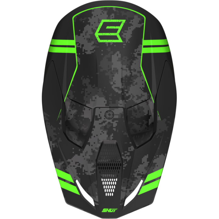 Casque SHOT furious army vert mat 2023 | Oxmoto