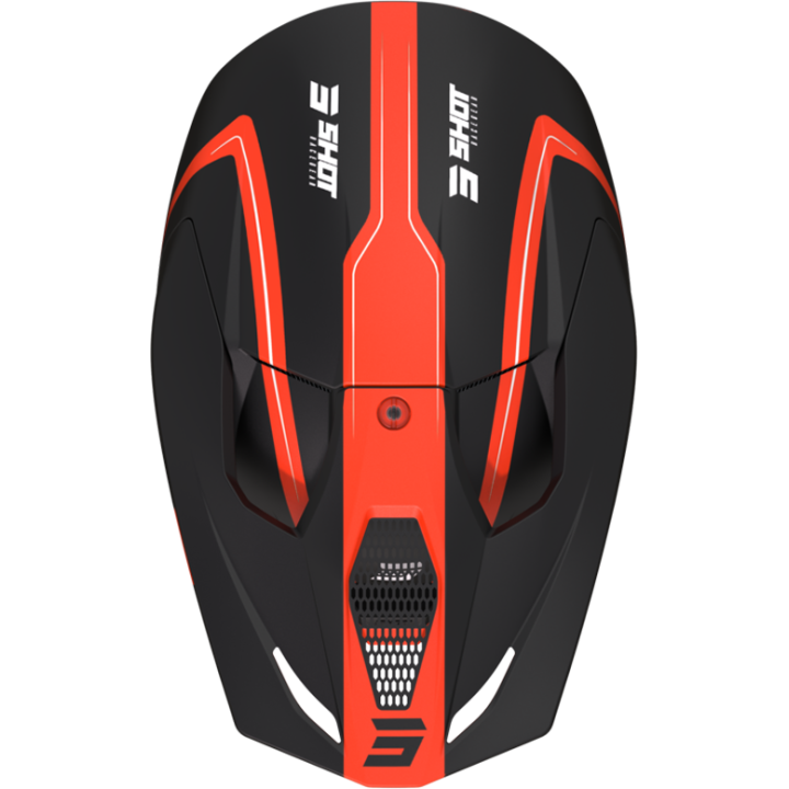 Casque SHOT furious reflex orange/noir 2023 | Oxmoto