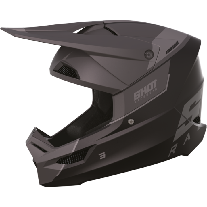 Casque SHOT furious scope gris mat 2023 | Oxmoto