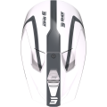 Casque SHOT furious reflex blanc/gris 2023 | Oxmoto
