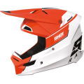 Casque SHOT furious scope orange/blanc 2023 | Oxmoto