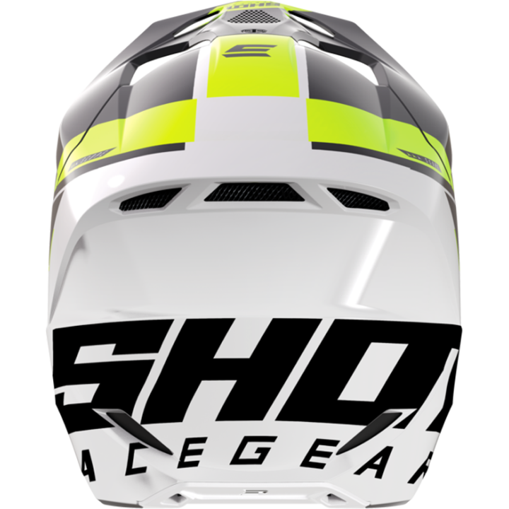 Casque SHOT furious scope jaune fluo/noir 2023 | Oxmoto