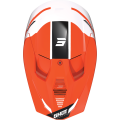 Casque SHOT furious scope orange/blanc 2023 | Oxmoto
