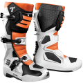 Bottes SHOT race 6 noir/blanc/orange 2026 | Oxmoto